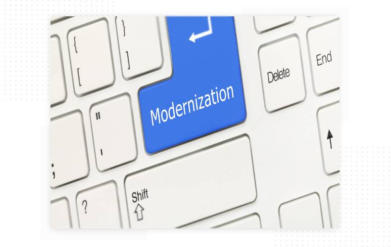 to modernize web site